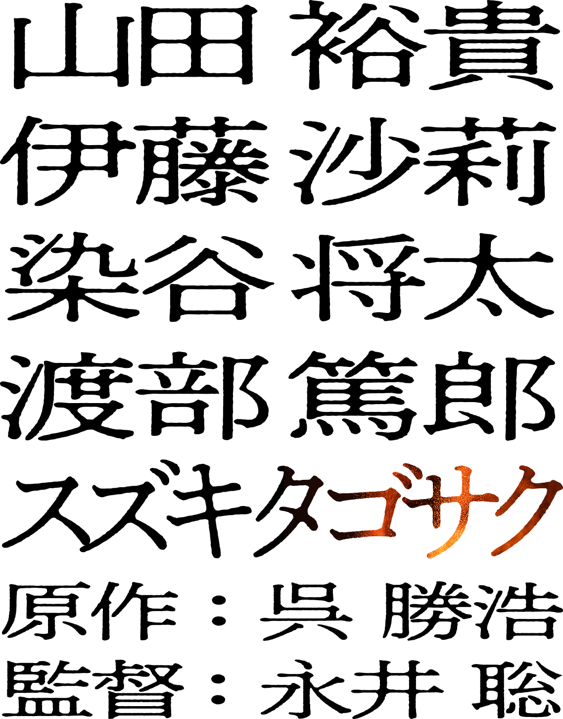 山田裕貴 伊藤沙莉 染谷将太 渡部篤郎 スズキタゴサク 原作：呉勝浩 監督：永井聡